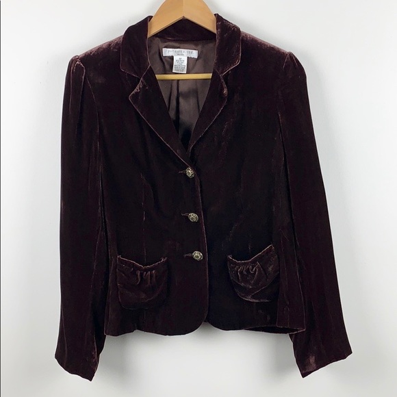 Pursuits Brown Blazer - Picture 3 of 6